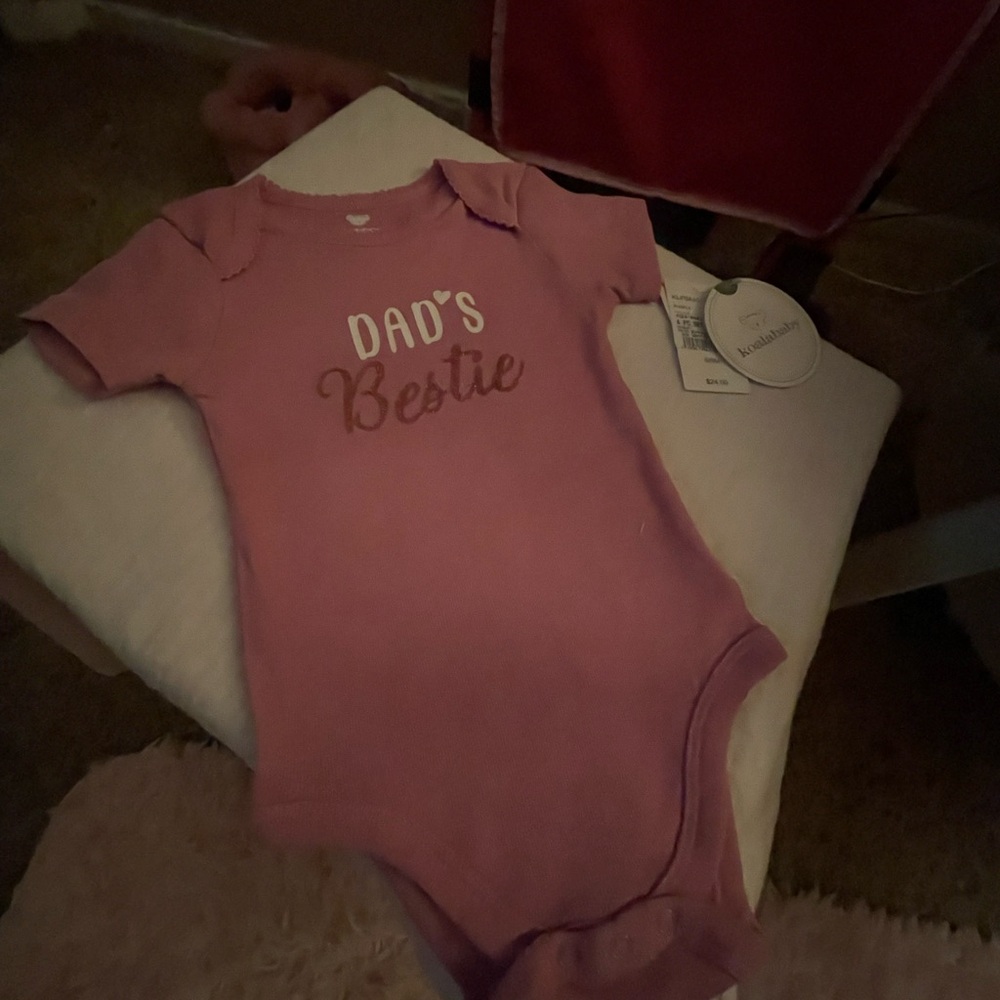 Koala Kids Pink Bodysuit - Dad's Bestie